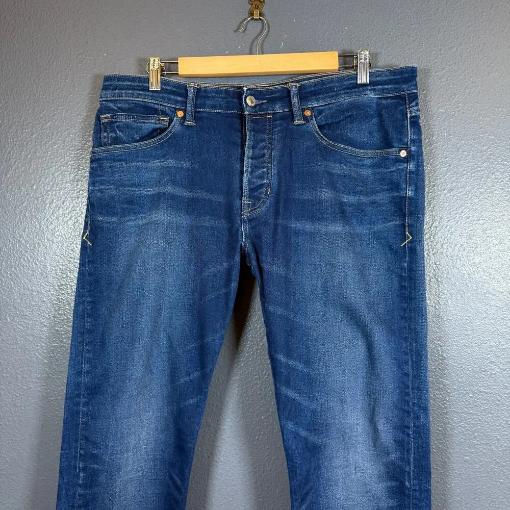 Kings of Indigo 34/32 men’s blue denim jeans K. O. I. CHARLES - MID RISE SLIM